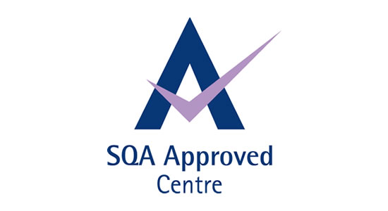 sqa, scottish qualifications authority approved centre logo